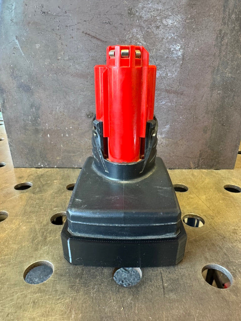 Small Works Co Magnetic Battery Cover for Milwaukee M12 XC 3.0 4.0 5.0 and 6.0