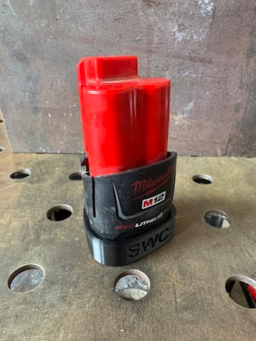 Small Works co Magnetic Battery Cover for Milwauklee M12 XC 2.0