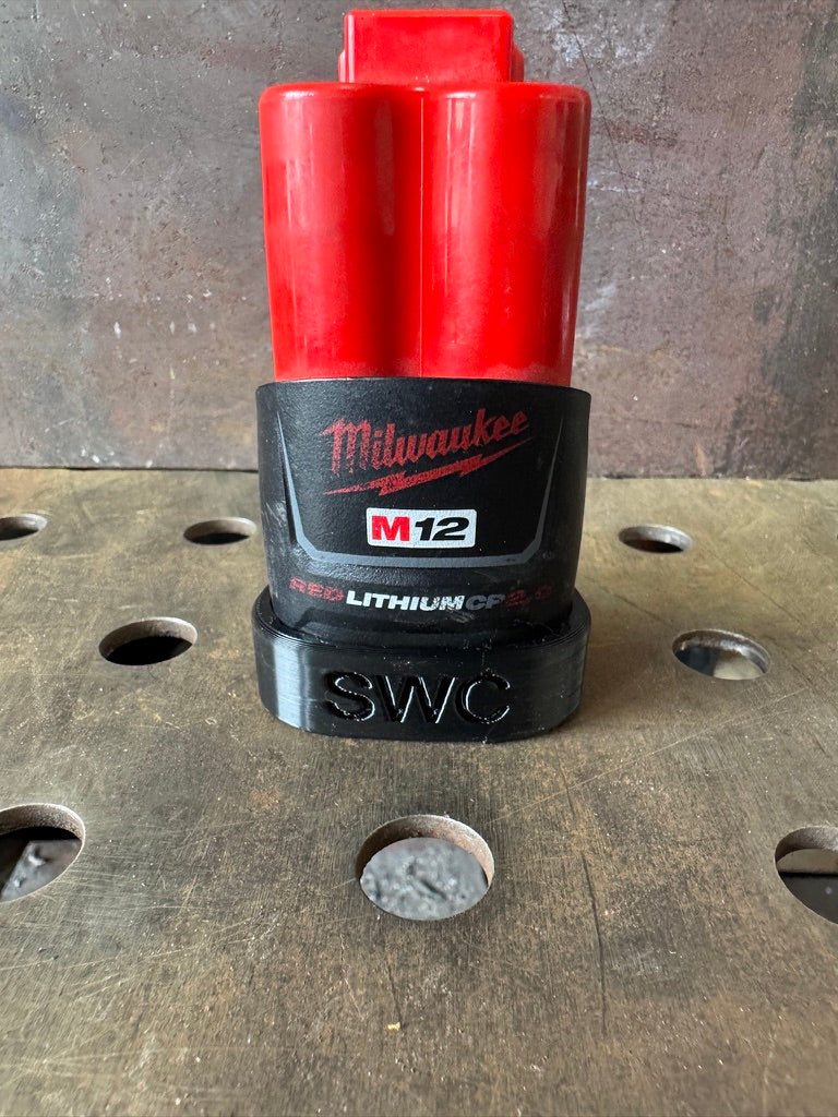 Small Works co Magnetic Battery Cover for Milwauklee M12 XC 2.0